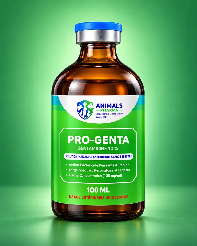 Flacon de PRO-GENTA — Animals Pharma