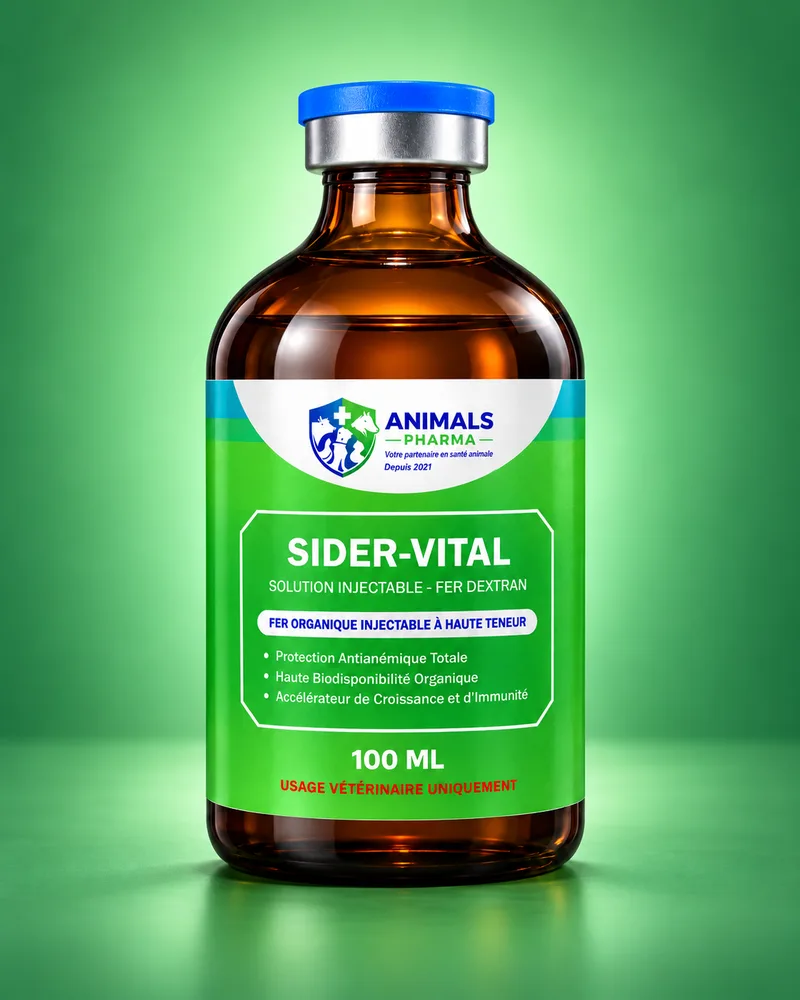 Flacon de SIDER-VITAL — Animals Pharma